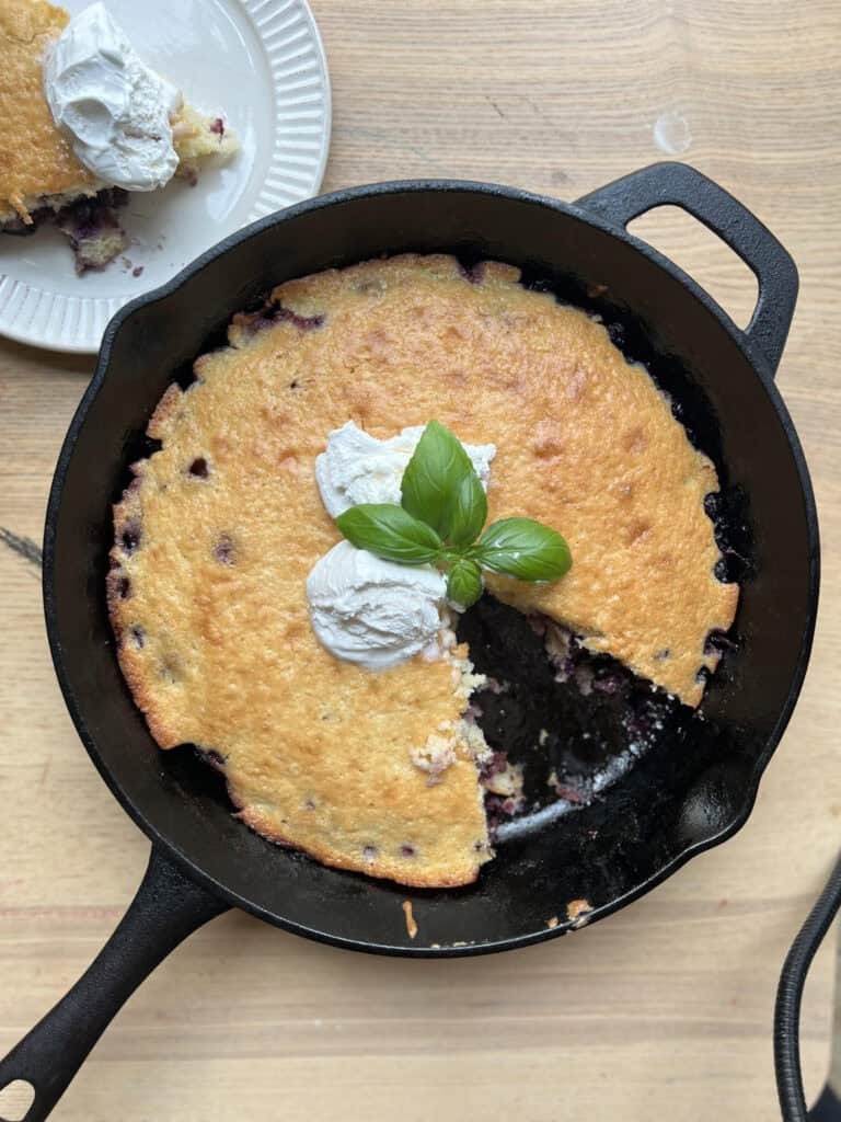 Sourdough Discard Berry Cobbler