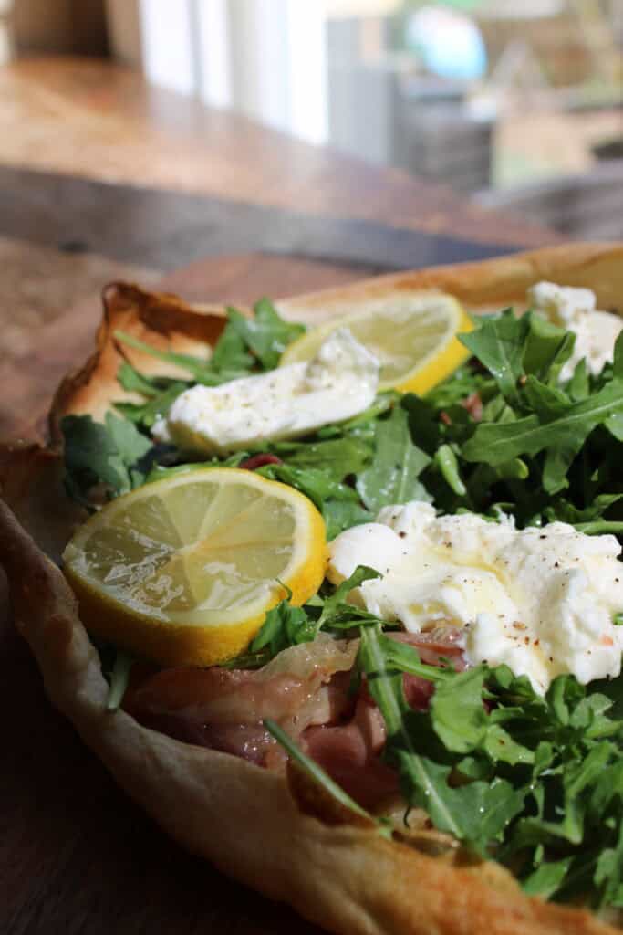 Sourdough Discard Spring Pizza