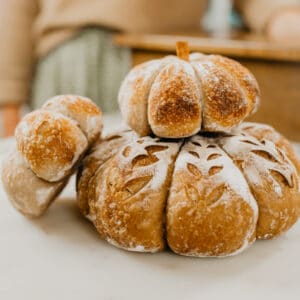 Pumpkin Cinnamon Swirl Sourdough Loaf