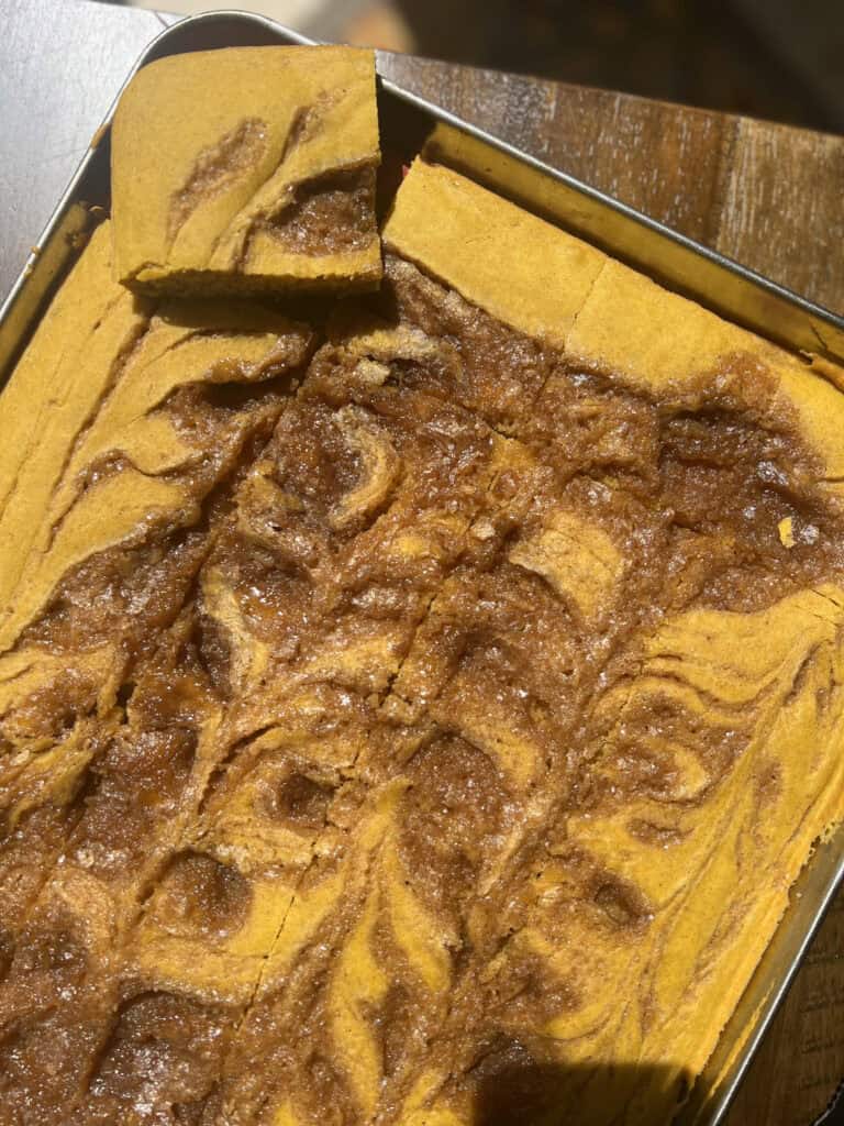 Pumpkin Sheet Pan Pancakes