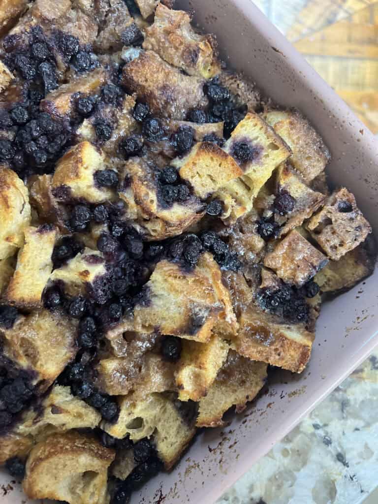 Blueberry French Toast Casserole