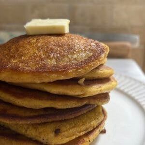Sourdough Discard Pumpkin Pancakes