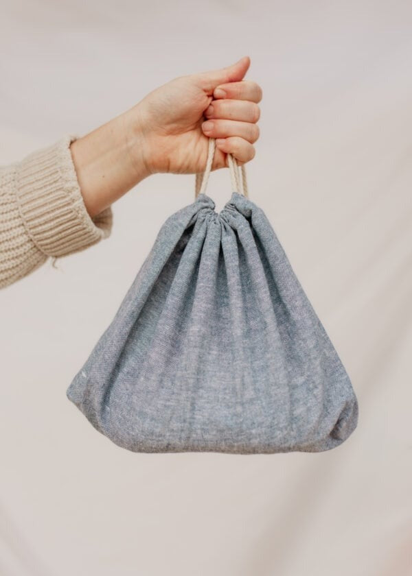 Handcrafted Linen-Cotton Bread Bag – Freshness Meets Style