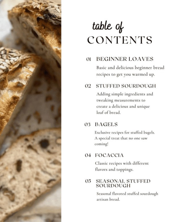 PRINTED Stuffed Sourdough Recipe Book Second Edition (Free Digital Download)