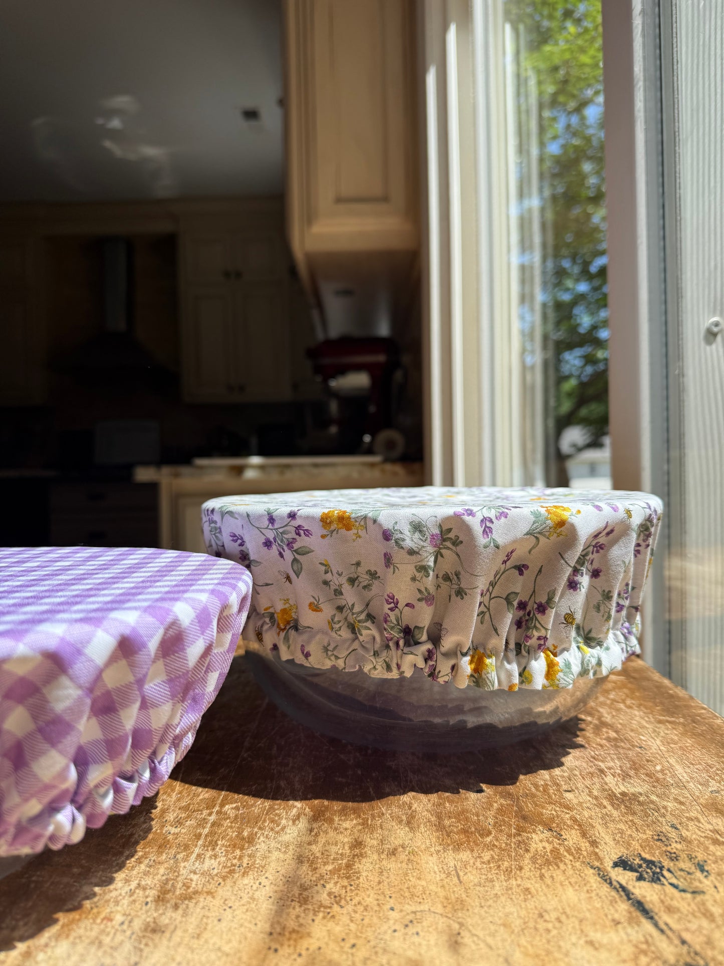 Lavender & Wildflower Reversible Sourdough Bowl Cover