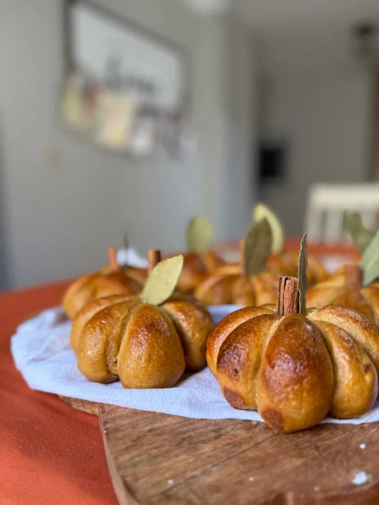 Sourdough Discard Pumpkin Bagels