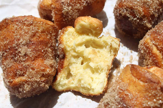 Sourdough Discard Churro Popovers