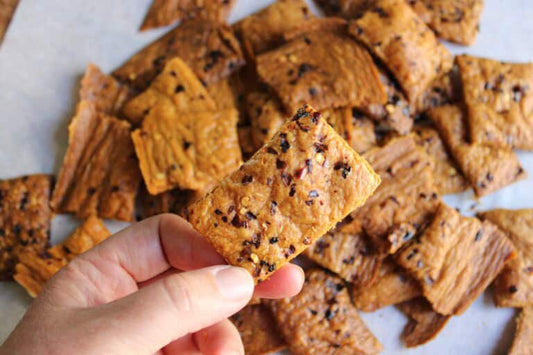 Sourdough Discard Firecracker Crackers