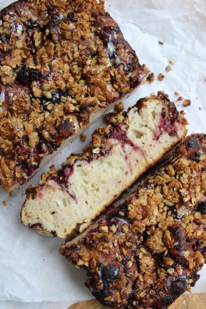 Blackberry Cobbler Focaccia