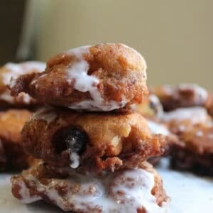 Sourdough Discard Blueberry Fritters