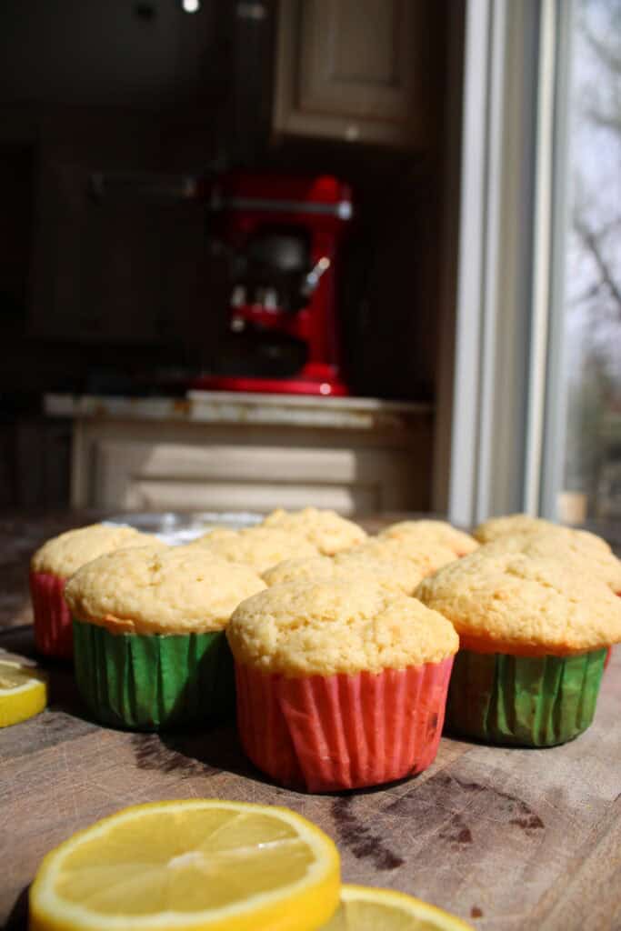 Sourdough Discard Lemon Muffins