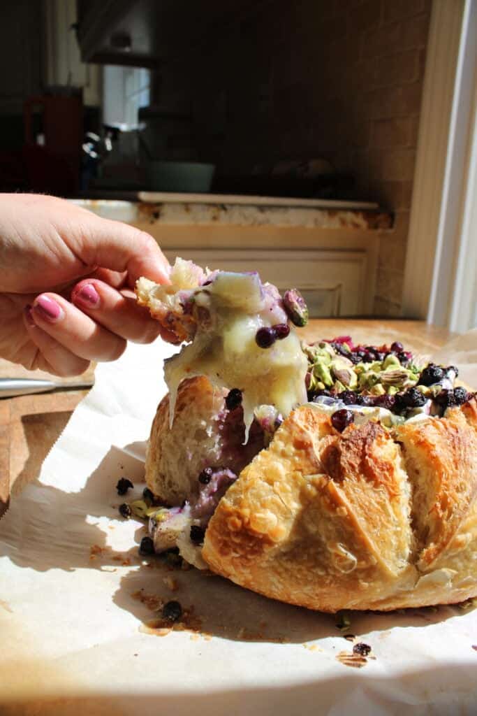 Berry Lemon Brie Loaf