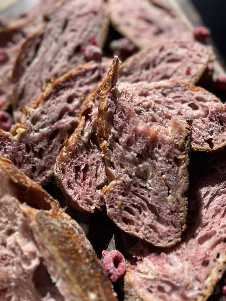 Raspberry White Chocolate Loaf