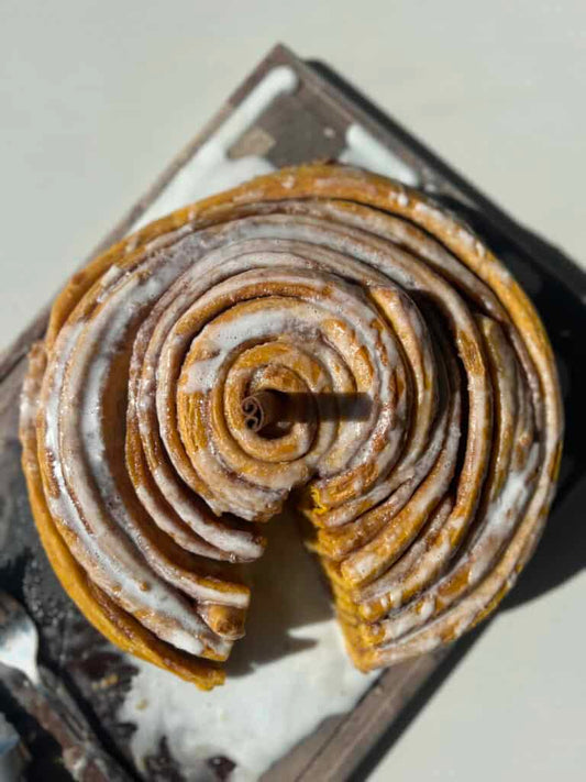 Giant Pumpkin Cinnamon Roll