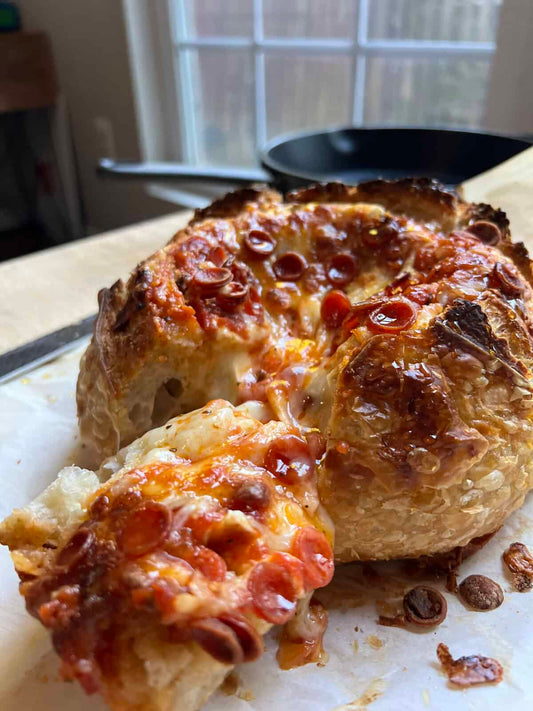 Hot Honey Pizza Stuffed Sourdough