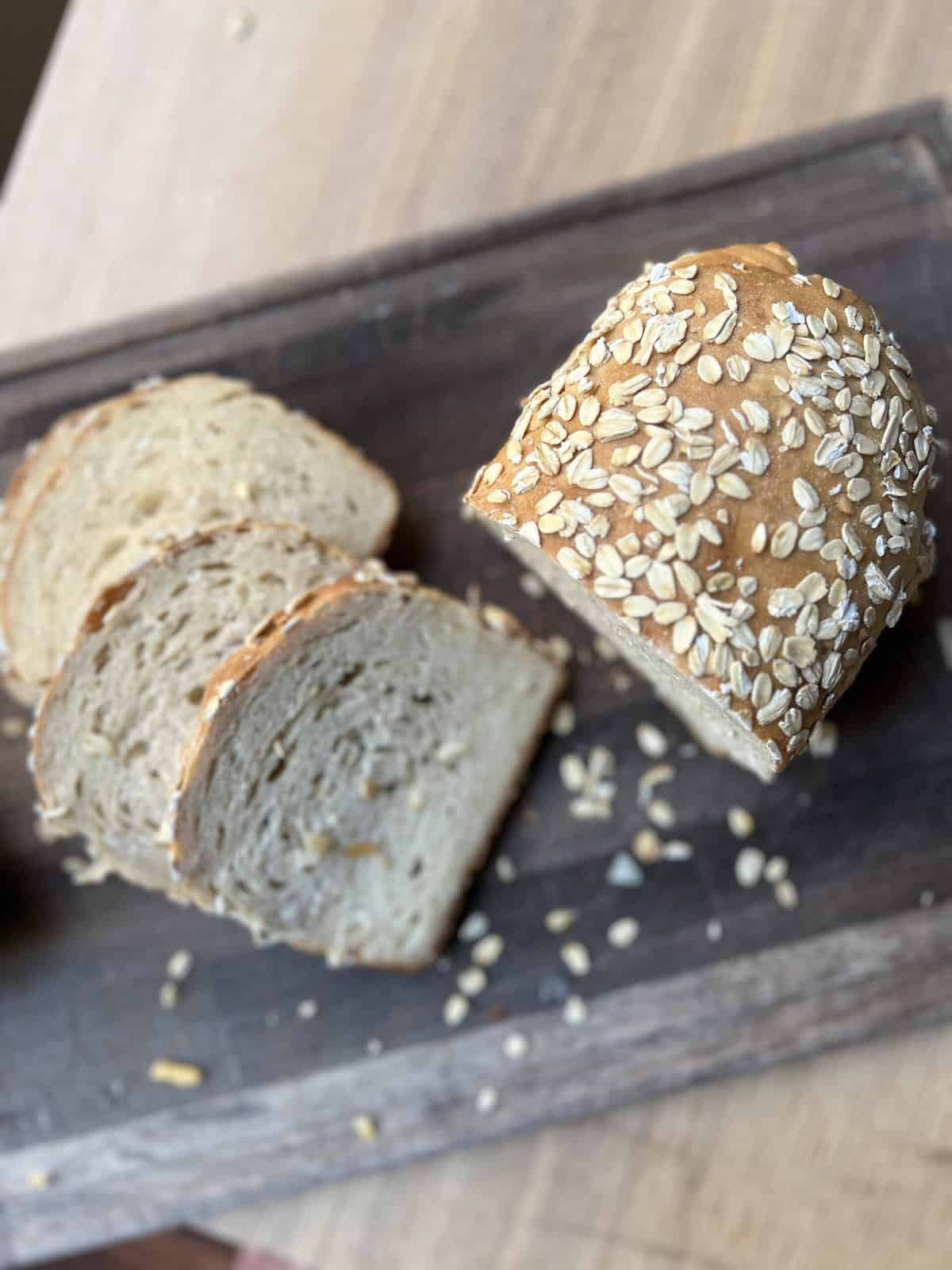 Honey Oat Sandwich Bread