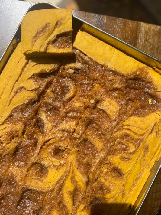 Pumpkin Sheet Pan Pancakes