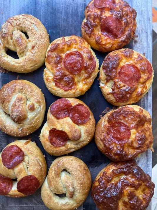 Pretzel Pizzas