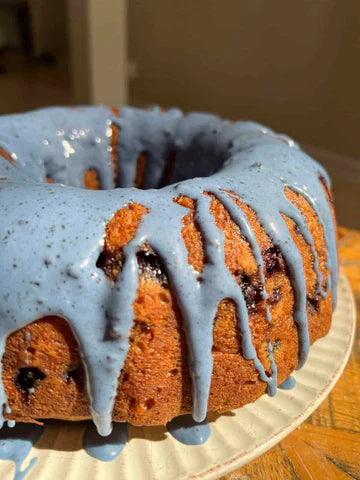 Blueberry + Banana Bundt Cake