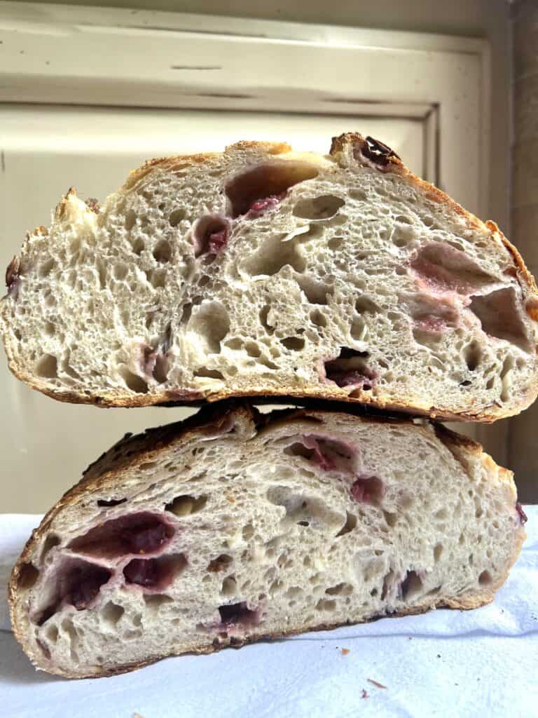Strawberry Almond Sourdough Loaf