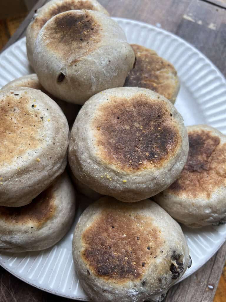 Cinnamon Raisin English Muffins