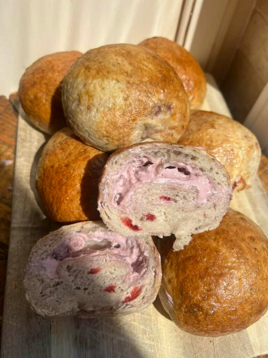 Strawberry Bagel Bombs