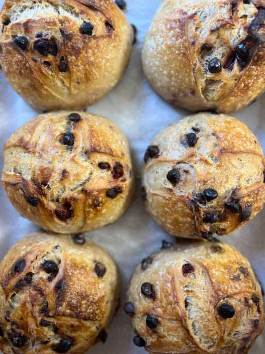 Mini Chocolate + Strawberry Loaves