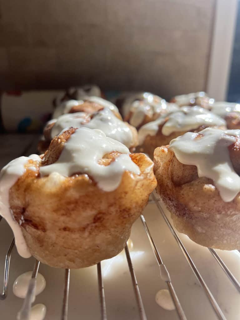 Cinnamon Roll Focaccia Muffins