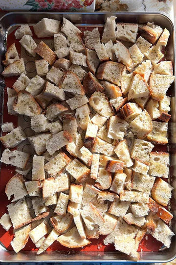 Sourdough Croutons + Breadcrumbs