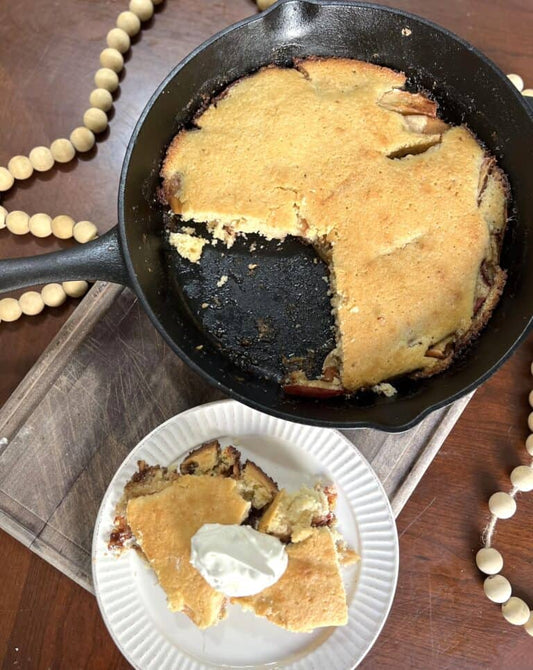 Sourdough Discard Apple Cobbler