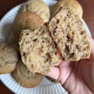 Sourdough Discard Banana Muffins