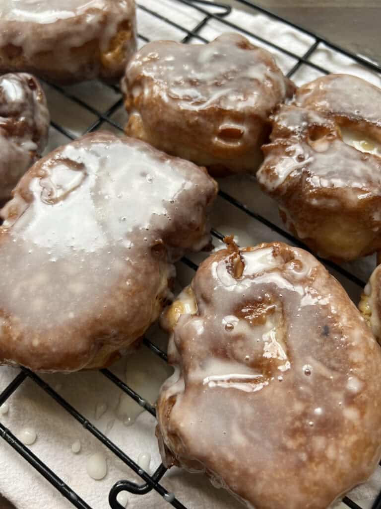 Sourdough Discard Apple Fritters