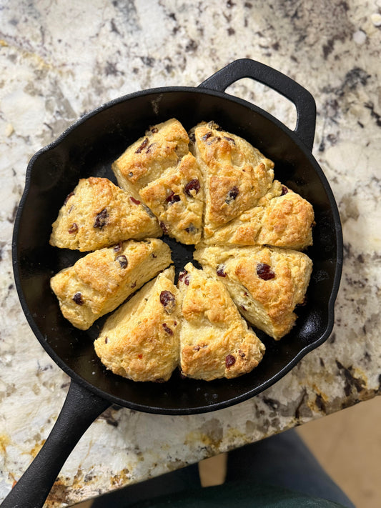 Cranberry Pepperjack Scones