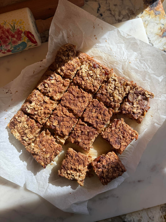 Banana Oatmeal Sourdough Muffins