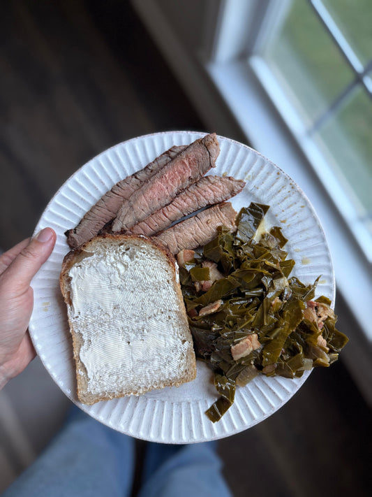 Hot Honey Collard Greens 