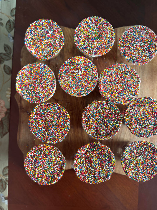 Sourdough Vanilla Dot Cake