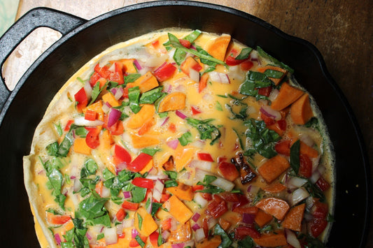 Veggie-Packed Sweet Potato Quiche