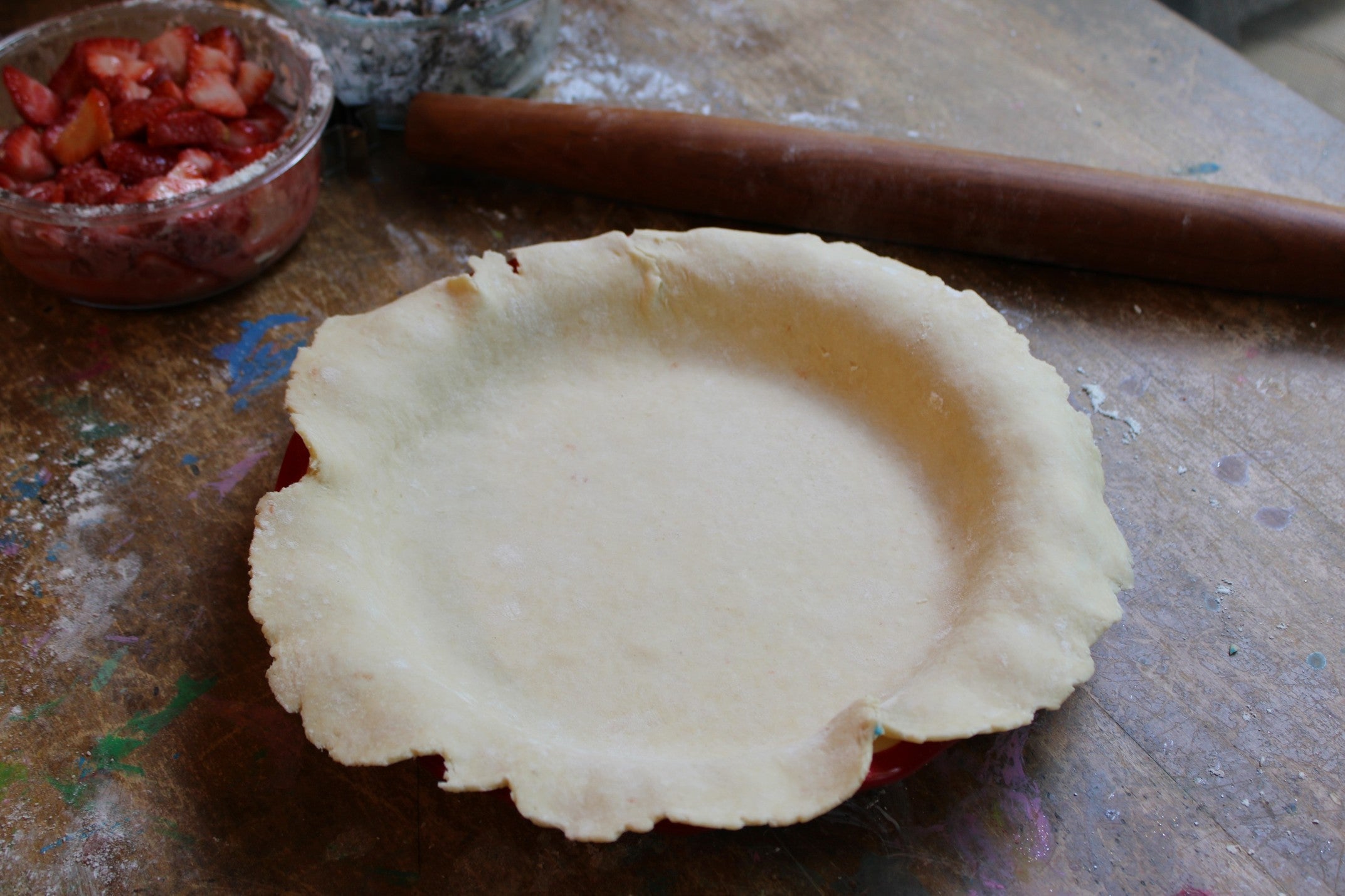 Buttery Sourdough Pie Crust
