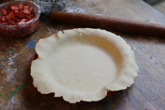 Buttery Sourdough Pie Crust