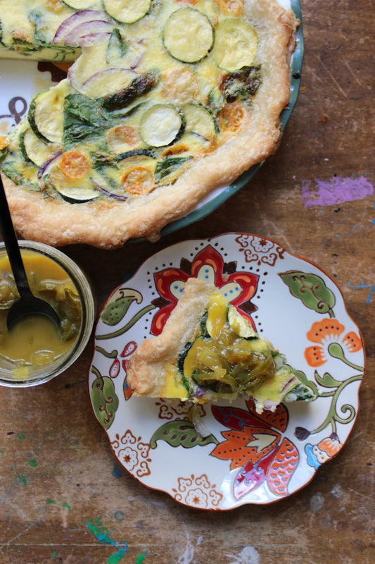 Farmers Market Vegetable Quiche
