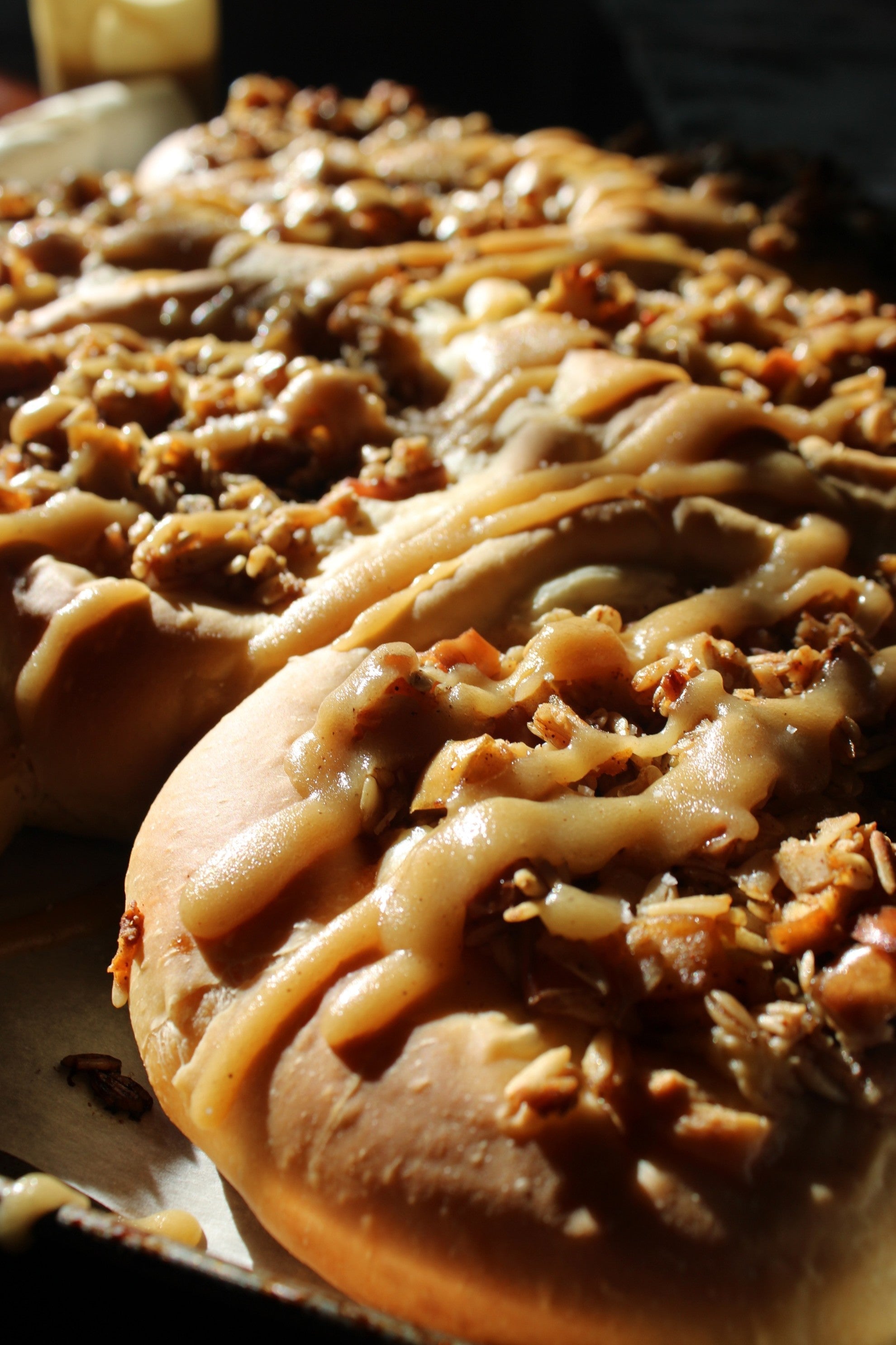 Apple Crisp Brioche Buns