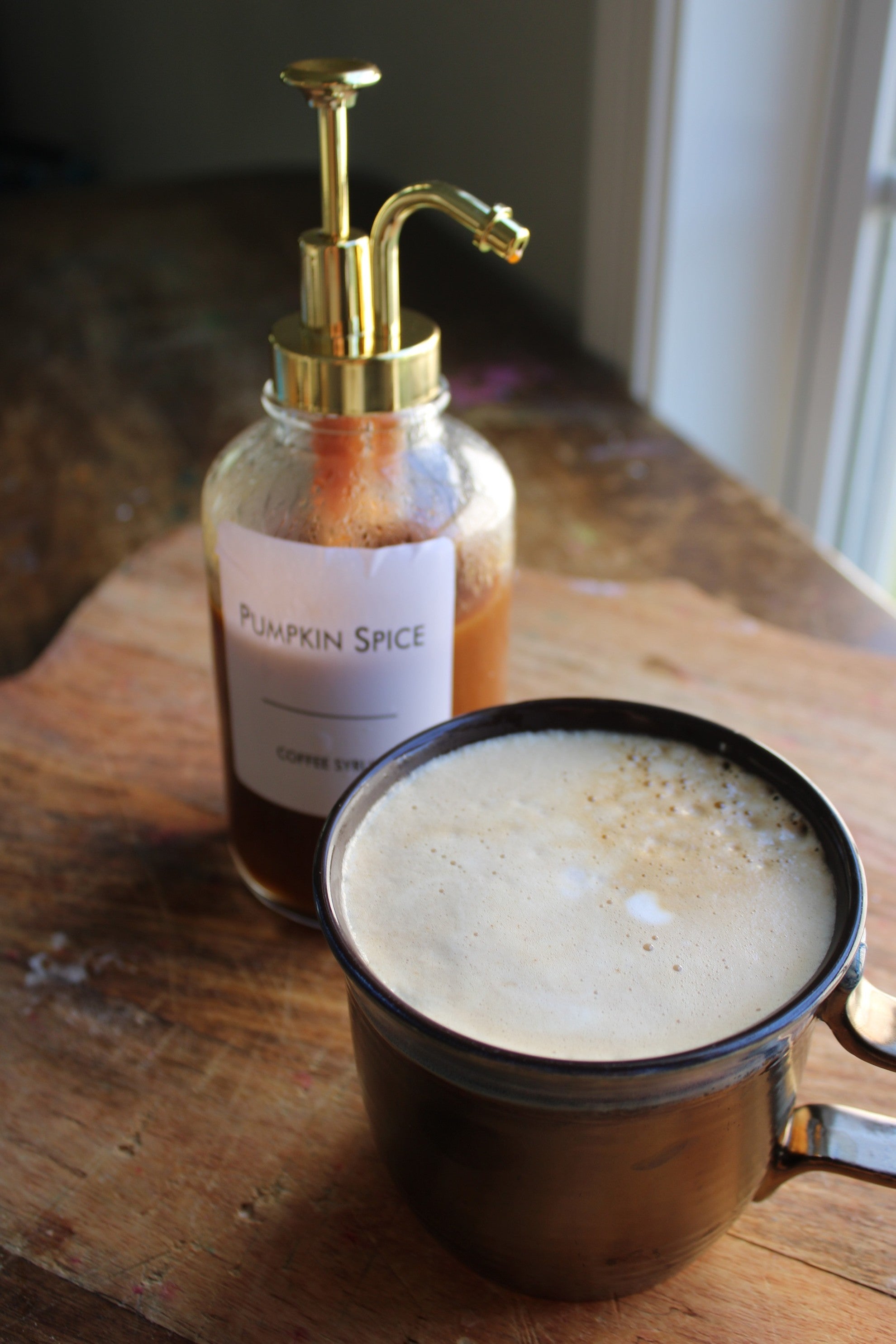Homemade Pumpkin Spice Coffee Syrup