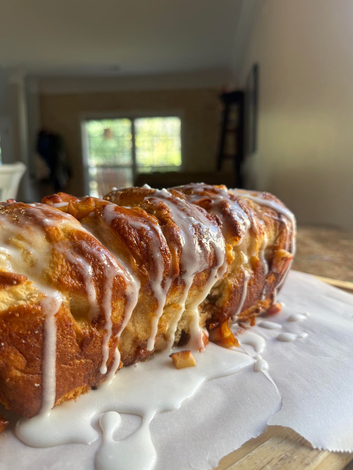 Apple Fritter Pull Apart Bread