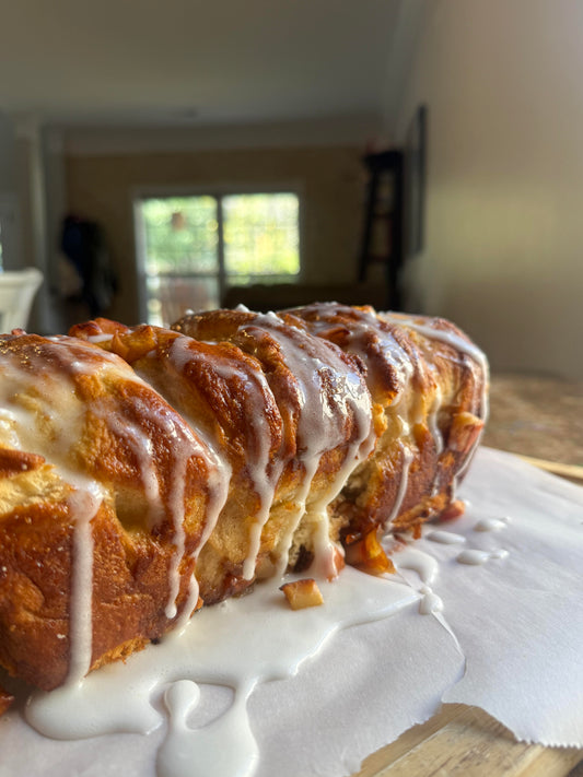 Apple Fritter Pull Apart Bread
