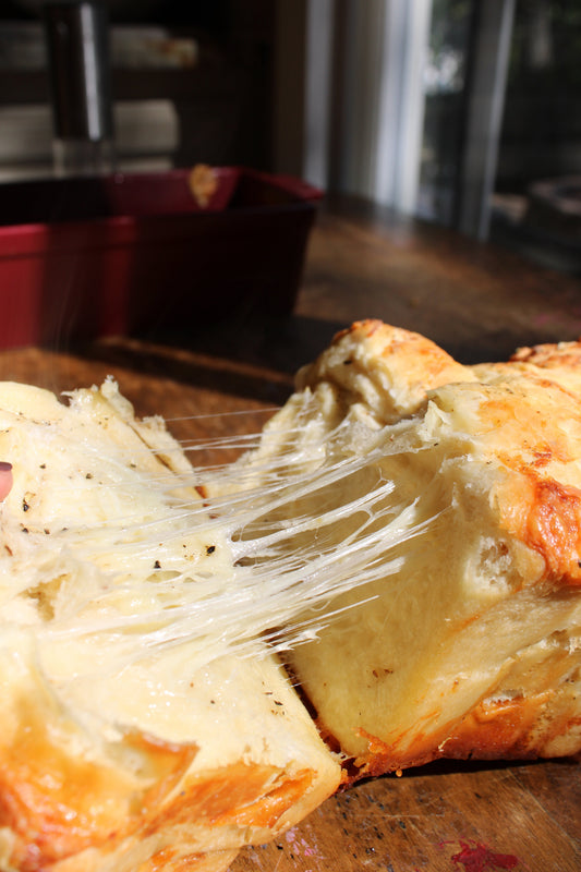 Parmesan Black Pepper Pull Apart Bread