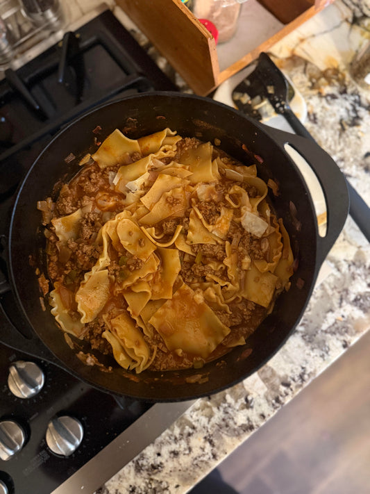 One Pot Lasagna Soup