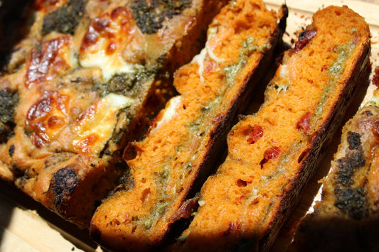 Tomato Basil Mozzarella Focaccia