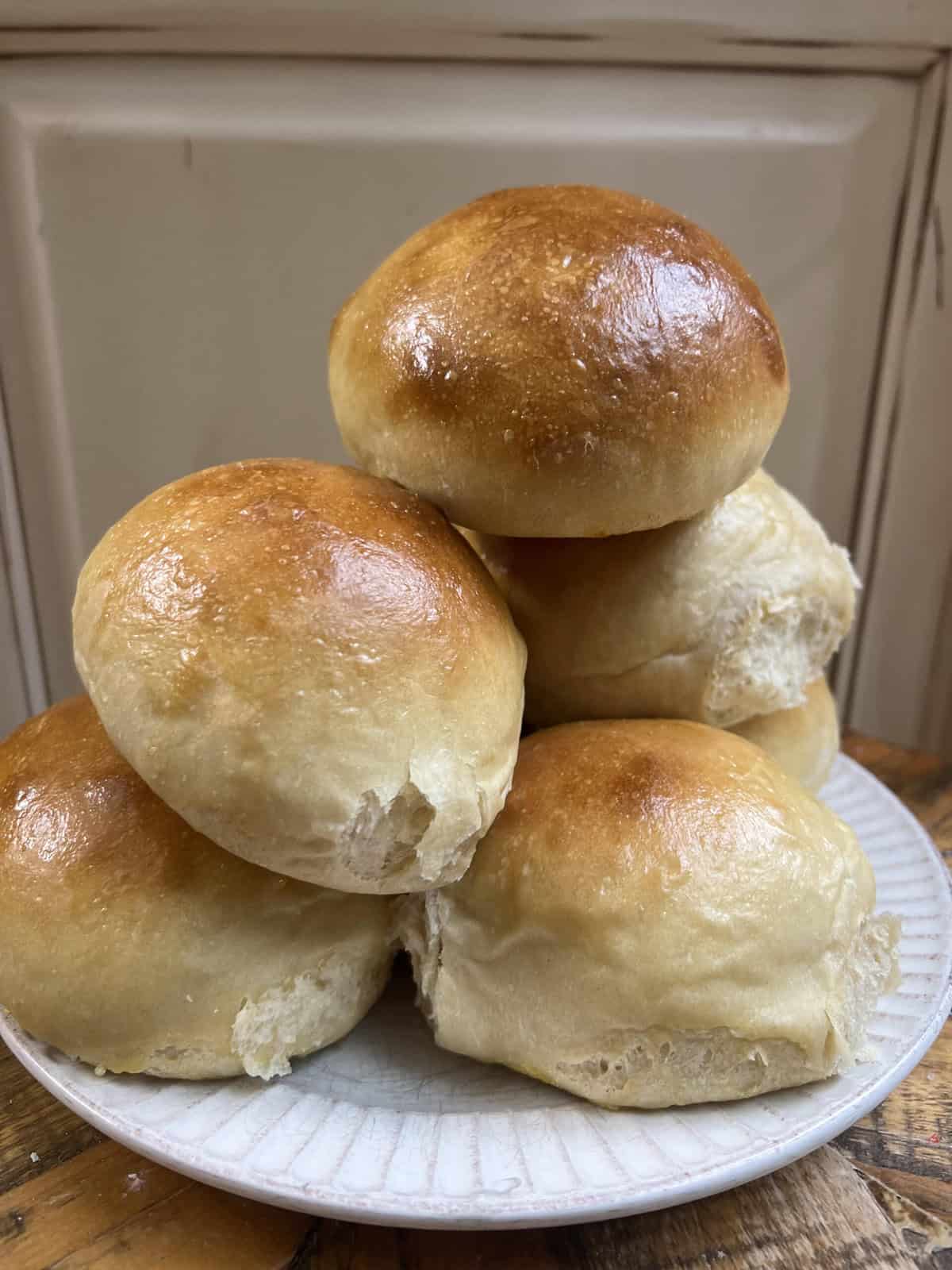 Sourdough Discard Hamburger Buns
