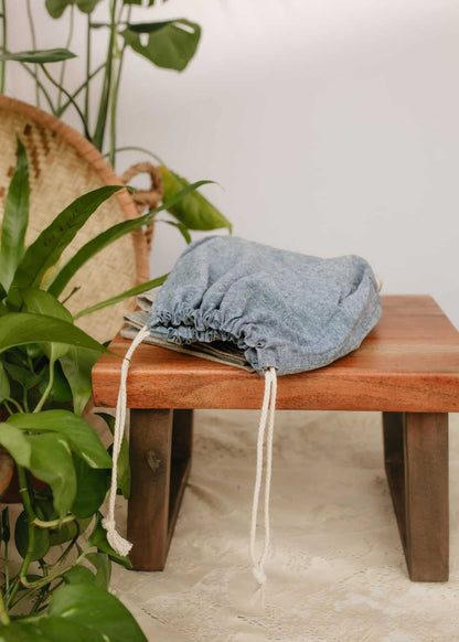 Handcrafted Linen-Cotton Bread Bag – Freshness Meets Style