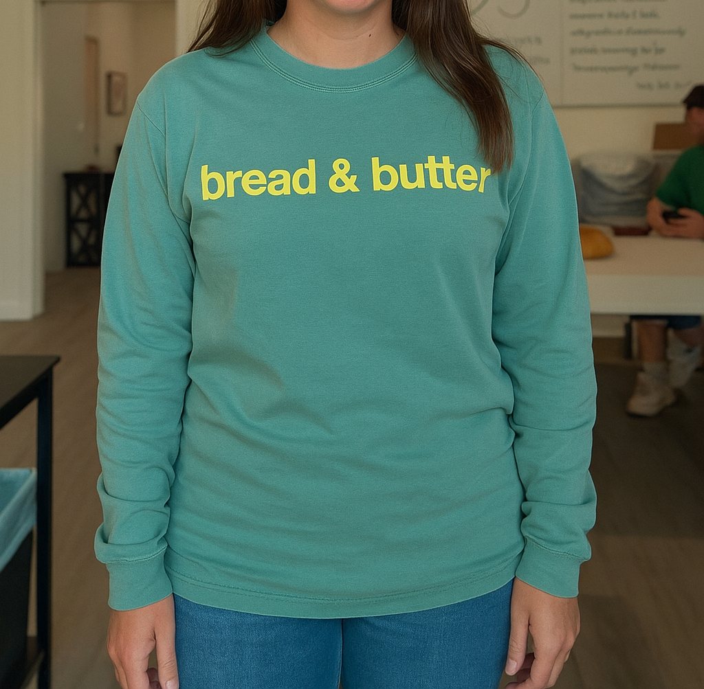 bread & butter Comfort Colors Long Sleeve Tee